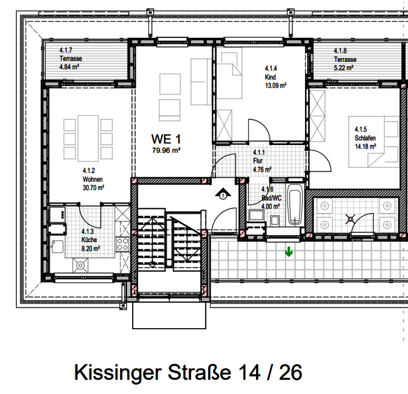 Grundriss Kissinger Str.14_26 DG