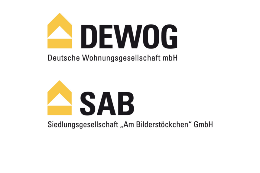 Logos der Marken Dewog und SAB