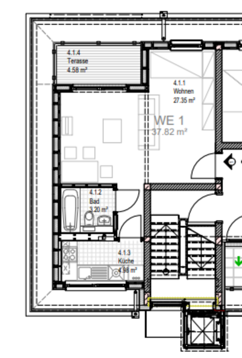 Grundriss Kissinger Str. 32, DG links